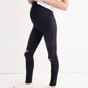 Madewell Maternity Jeans, skinny, over bump